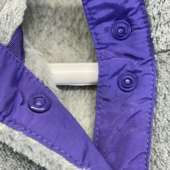 Patagonia Snap-T Fleece Pullover Women's Small Gray Purple Mock Polartec 25442 - Picture 4 of 11
